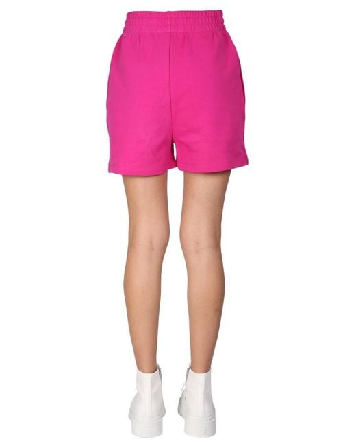 Moschino Pink Logo Shorts