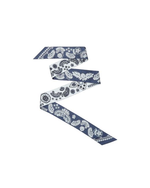 Fendi Silk Coral Bandana Wrappy in White | Lyst