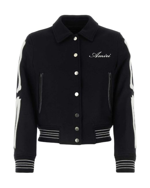 Amiri Blue Bomber Jackets