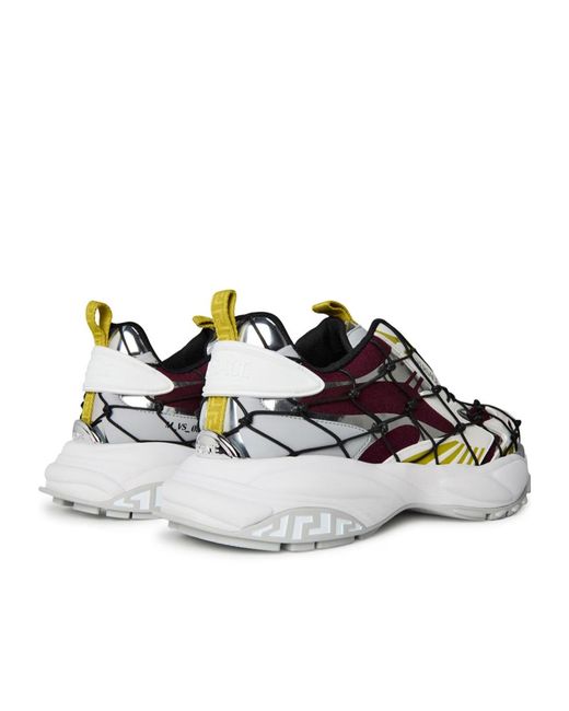 Versace Multicolor Net Sneakers for men