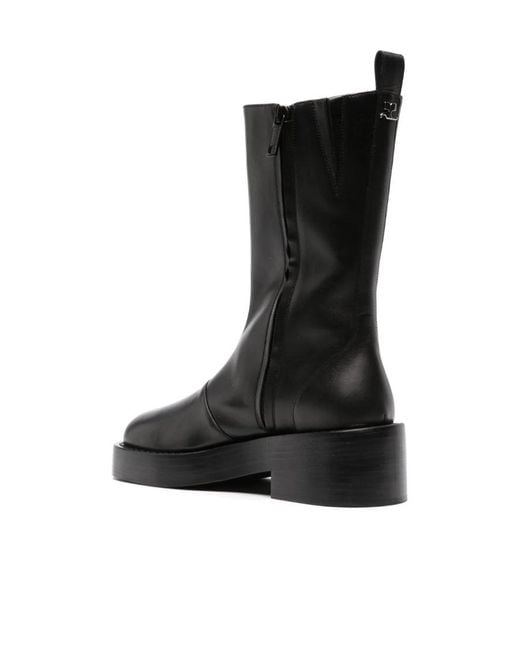 Courreges Black Ankle Boots