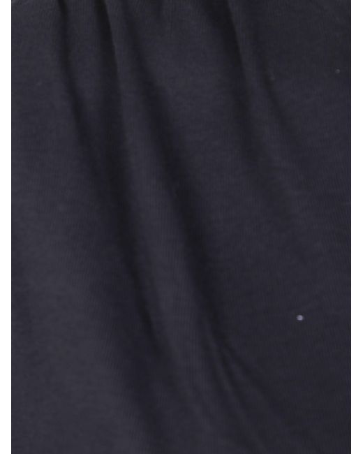 Thom Krom Blue Asymmetric Neckline Long-Sleeve Top