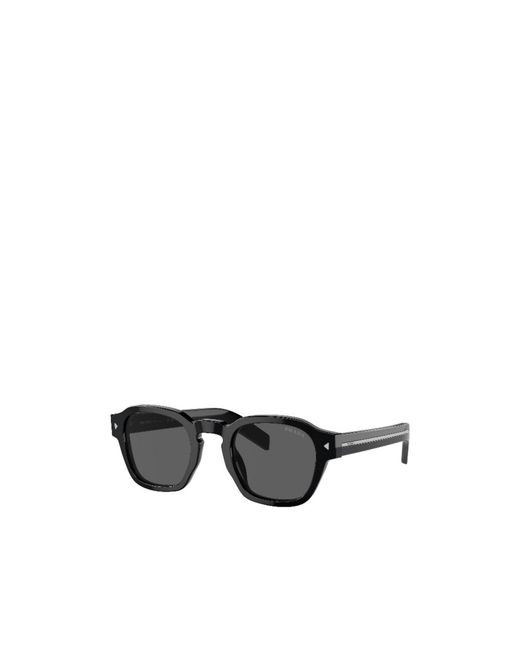 Prada Metallic Eyewear Square Frame Sunglasses for men