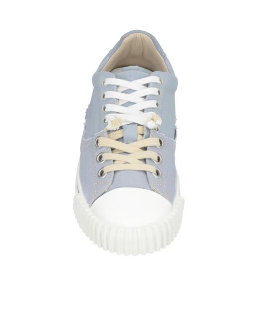 Maison Margiela Metallic Round-Toe Low-Top Casual Shoes