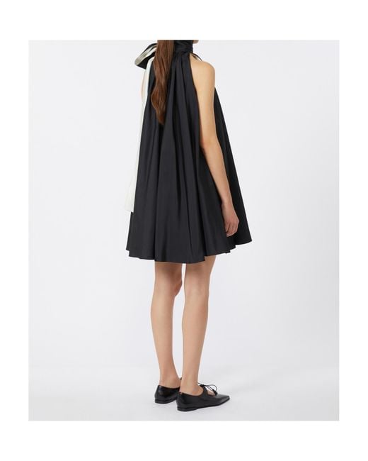 Max Mara Pianoforte Beber Sleeveless Mini Dress in Black | Lyst