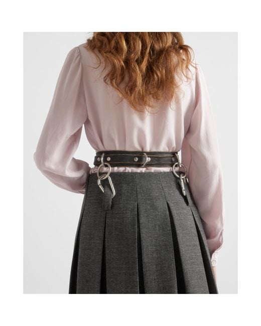 Prada Pink Marocain Shirt