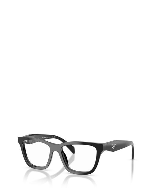 Prada White Eyewear Square Frame Glasses