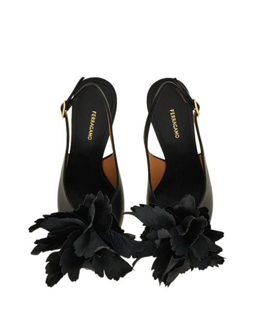 Ferragamo Black Sandals
