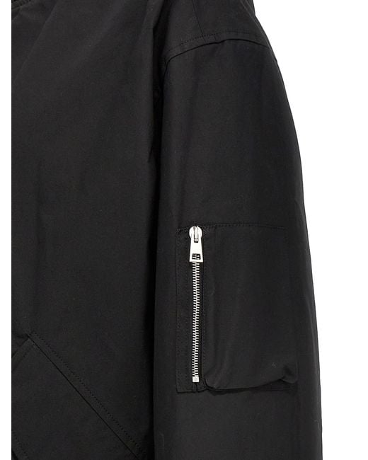 A.P.C. Black "Hamilton" Bomber Jacket for men