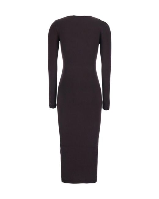 FEDERICA TOSI Blue Cutout Tie-Waist Dress
