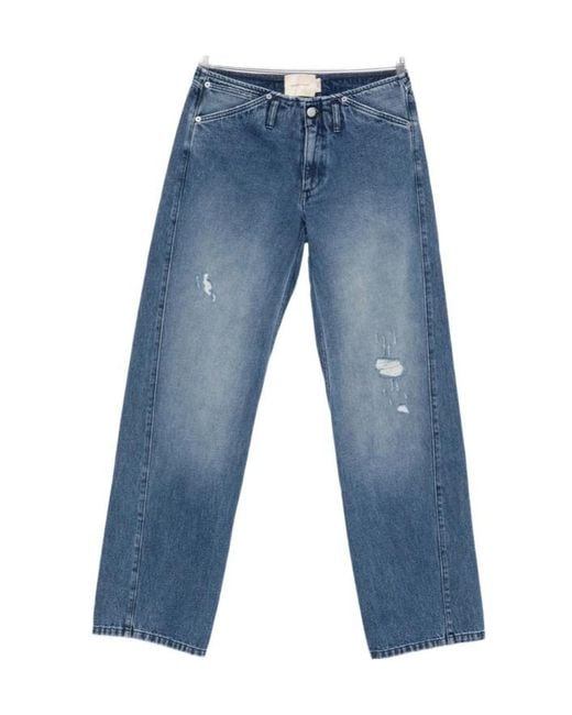 Paloma Wool Blue Belt Loop Jeans