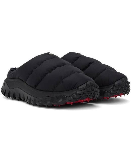 Moncler Black Trailgrip Après Mules for men