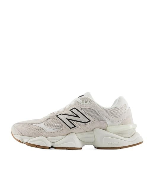 New Balance White 9060 Shoes for men