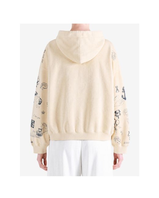 Balenciaga Natural Ink Doodle Hoodie