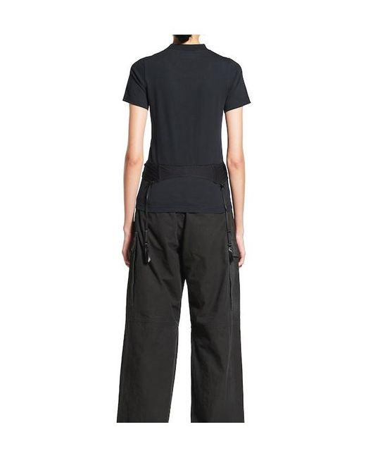 Balenciaga Black Lingerie Short-Sleeve T-Shirt