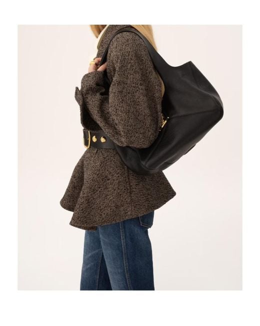 Chloé Black Chloé Balloon East-West Tote Bag