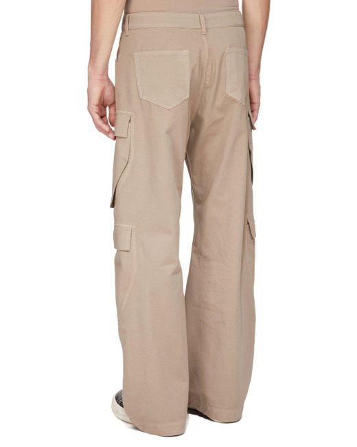 Rick Owens Natural Double Cargo Jeans for men