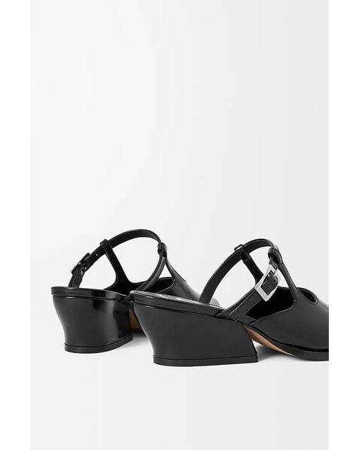 Loewe Black Onda Slip-On Mules