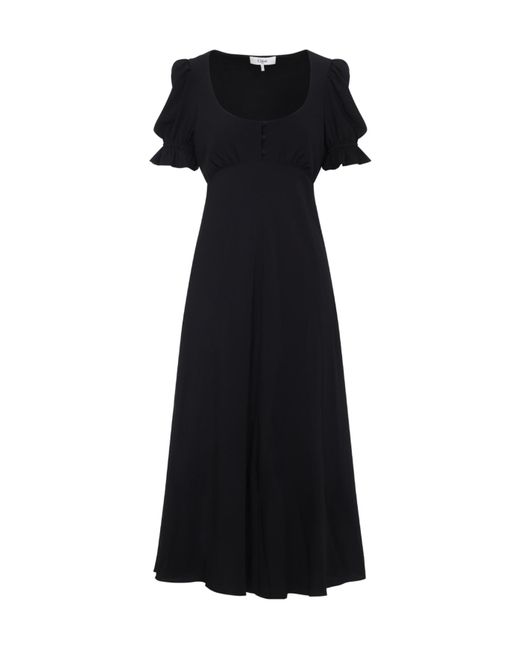 Chloé Black Chlo Ruffled Midi Dress
