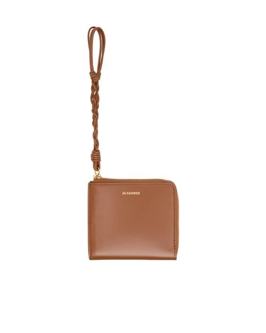 Jil Sander White Tangle Wallet