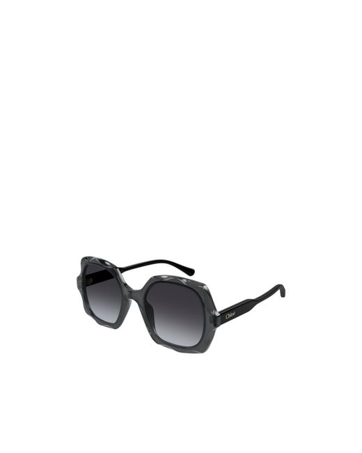 Chloé Black Chloé Eyewear Oversized Square-Frame Sunglasses