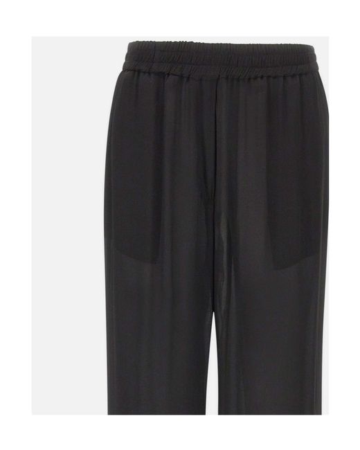 Kaos Black Icona Wide-Leg Pants
