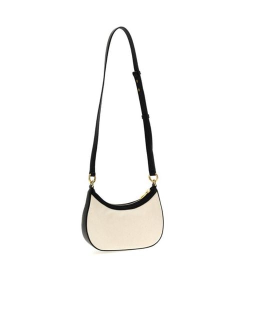 Bally White Bar Ellipse Logo Printed Crossbody Bag