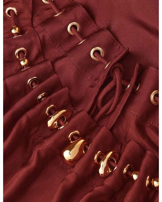 Zimmermann Aster Gathered Bead Blouse