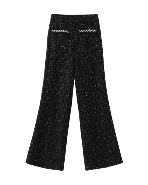 Marissa Chiara Black Pocket Casual Pants