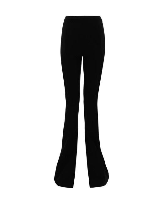 Rick Owens Black Lilies Flared Pants