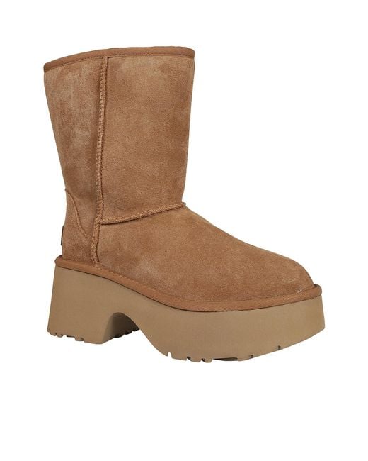 Ugg Brown Classic Short New Heights Boots
