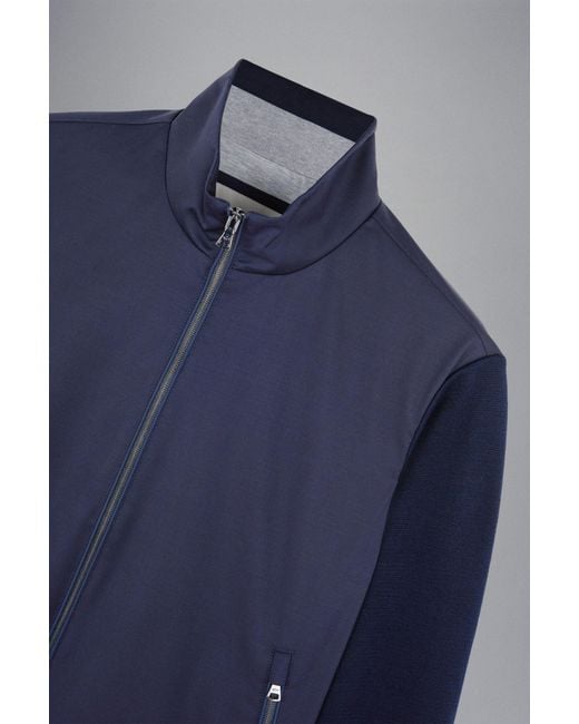 Paul & Shark Blue Hybrid Jacket for men