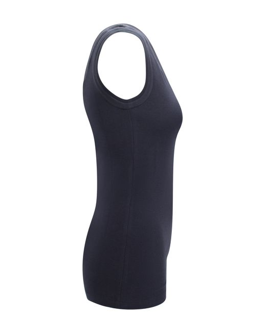 Brunello Cucinelli Black Sleeveless Tops
