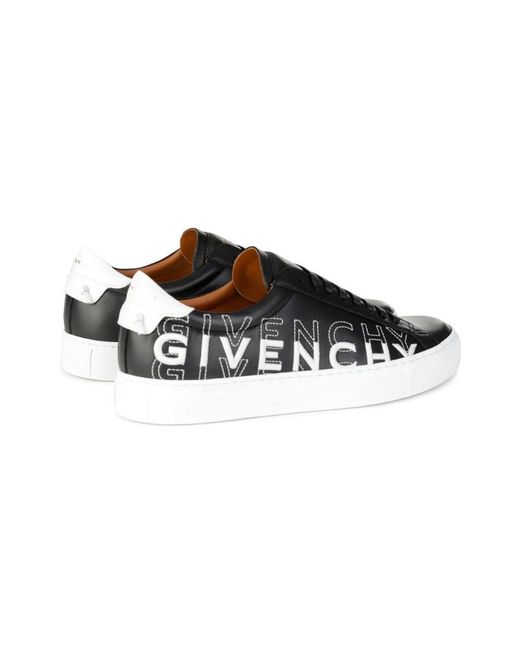 Givenchy White Embroidery Logo Low-Cut Casual Sneakers for men