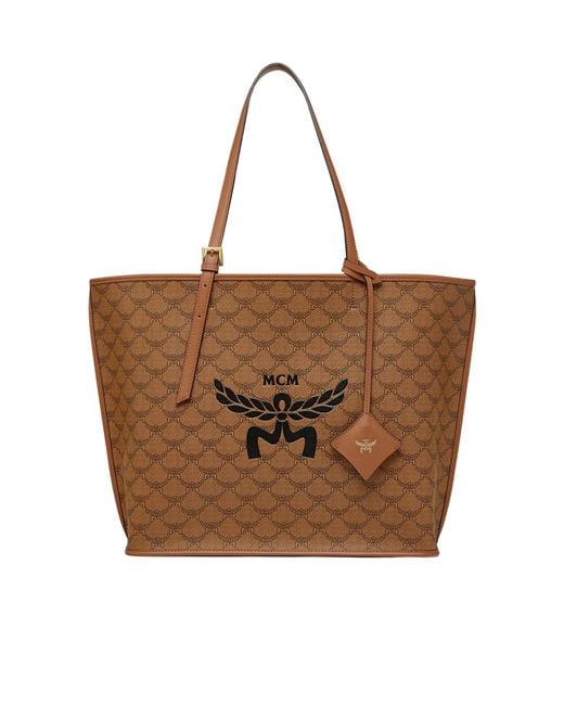 MCM Brown Medium Himmel Tote
