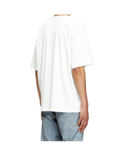 DIESEL White T-Boxt-T6 T-Shirt for men