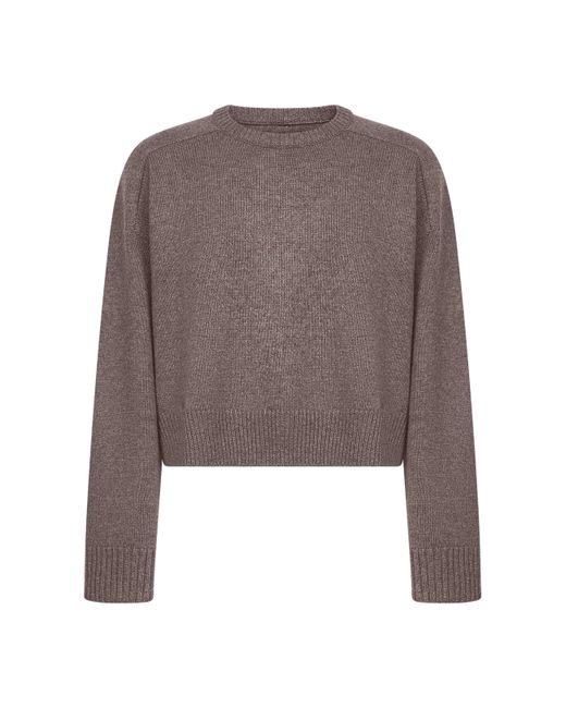 Loulou de Saison Brown Bruzzi Crewneck Knitwear
