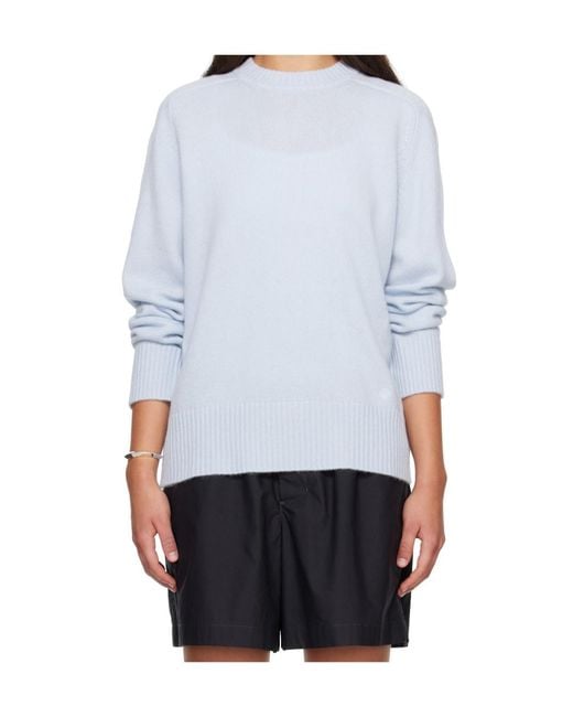 Loulou de Saison Blue Long-Sleeved Crewneck Jumper