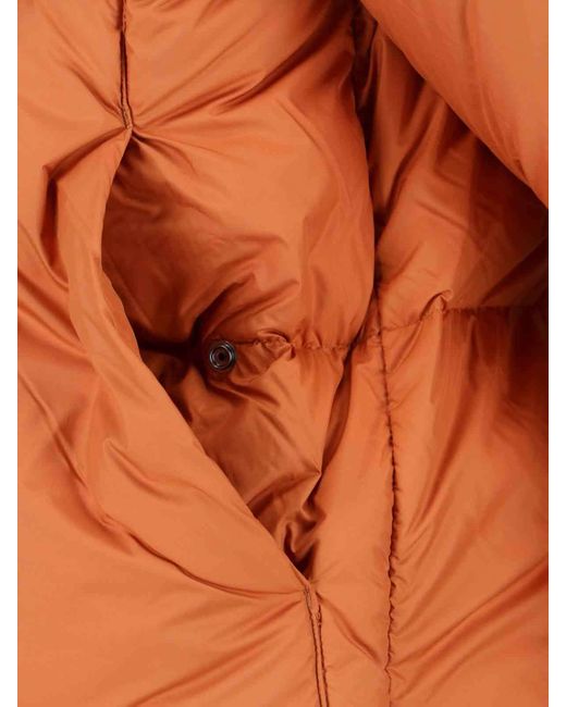 K-Way Brown Tuill Thermo Short Puffer Jacket for men
