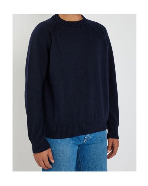 Tod's Blue Wool Sweater for men