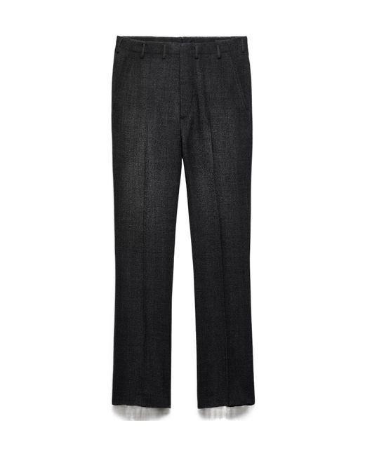 Prada Black Wool Pants for men