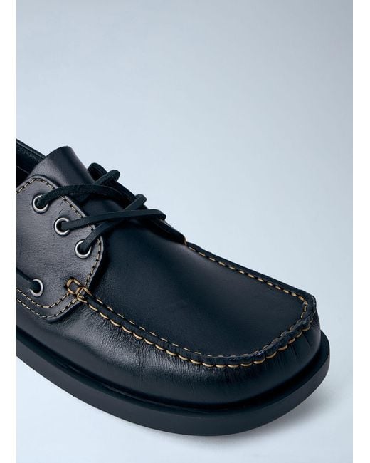 Camper Blue Don Moccasins for men