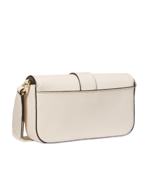 Michael Kors Natural Greenwich Xs Leather Crossbody Bag