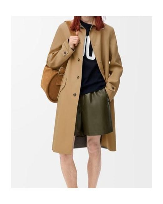 Loewe Green Elastic Waist Shorts for men