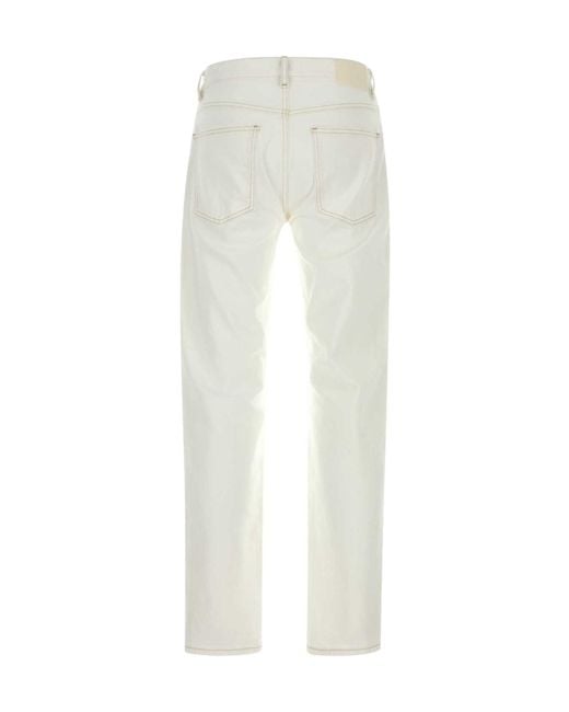 Closed White Cooper True Straight-Leg Jeans for men