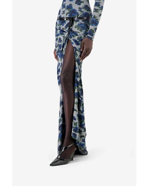 Coperni Blue Suspended Dress