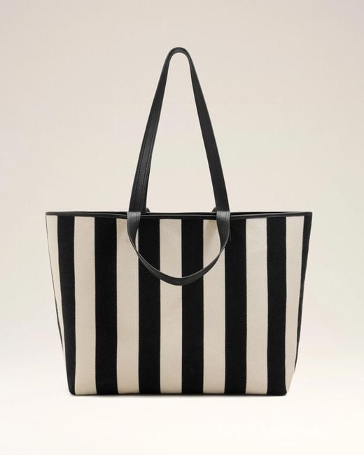 AMI Black Ami Ami De Coeur Shopping Bag for men