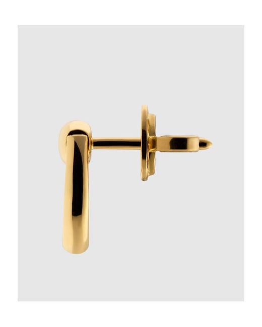 Gucci Metallic Horsebit 18K Stud Earrings