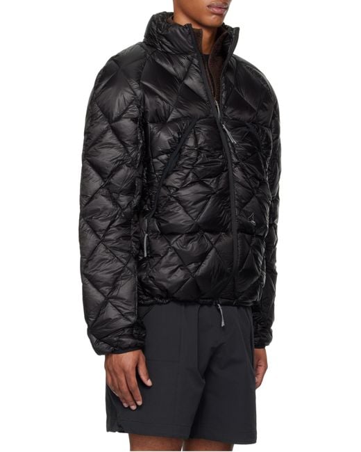 Roa Black Nuna Quilted Jacket for men