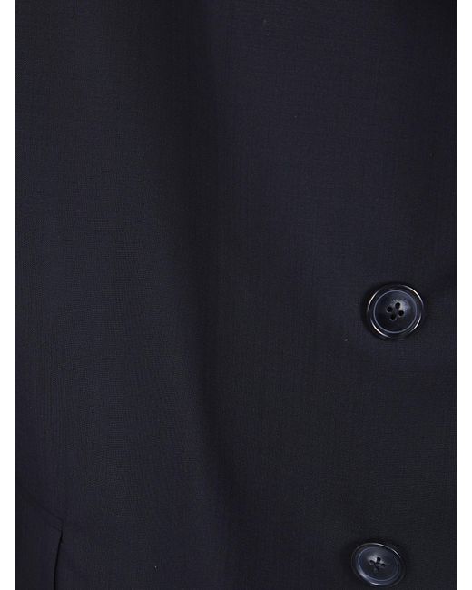 PT01 Blue Double Breasted Jacket for men